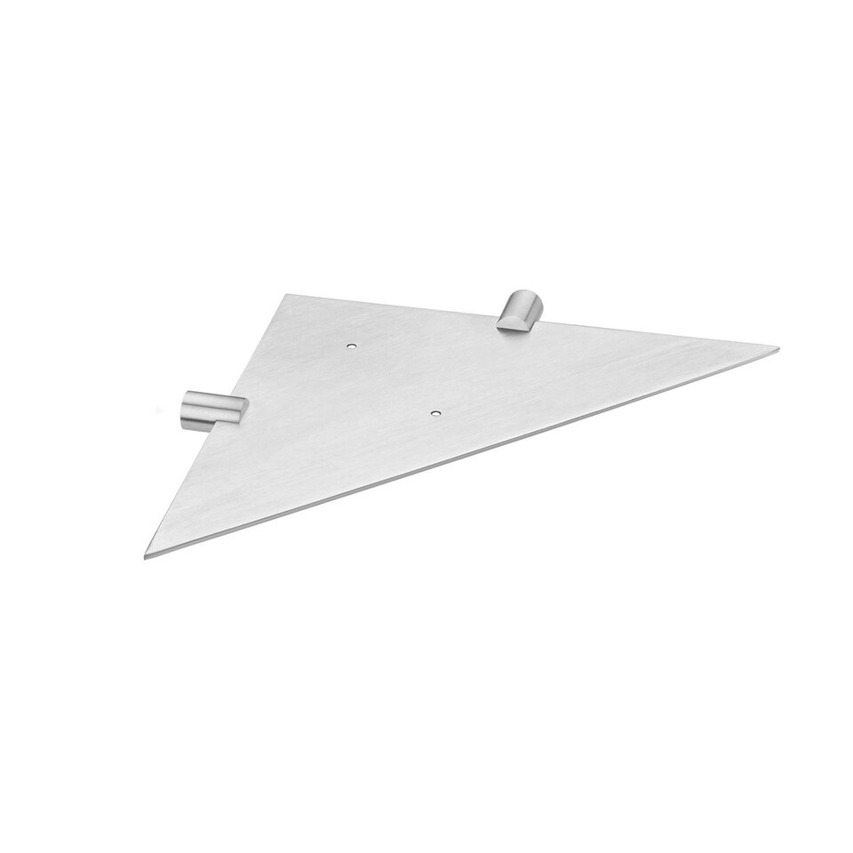 image 1 of Cosmic Shower Corner Shelf with Screws and Durable Stainless Steel, Light Grey N/A