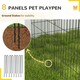 image 5 of PawHut 8-Panel DIY Dog Pen with Door for Indoor/Outdoor Use, 91cm High