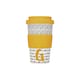 image 1 of KitchenCraft 410ml Bamboo A to Z Letter "G" Reuseable Mug | Multi