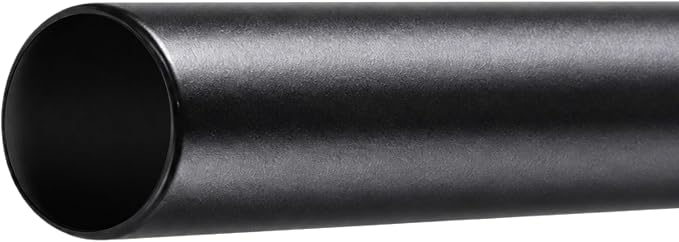Lister Cartwright 19mm Gunmetal Extendable CurtainPole 120-210cm - Metal Curtain Pole Rod for Windows