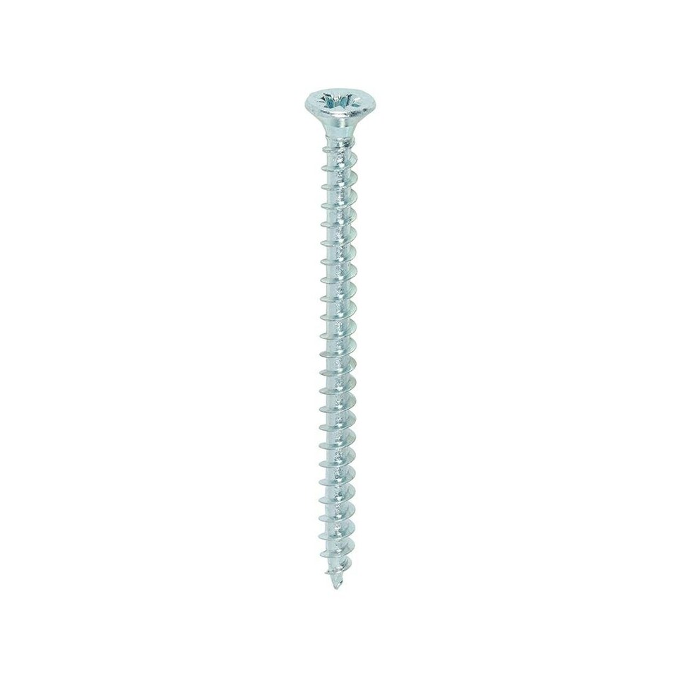 image 1 of Timco - Solo Chipboard & Woodscrews - PZ - Double Countersunk - Zinc (Size 3.5 x 50 - 200 Pieces)