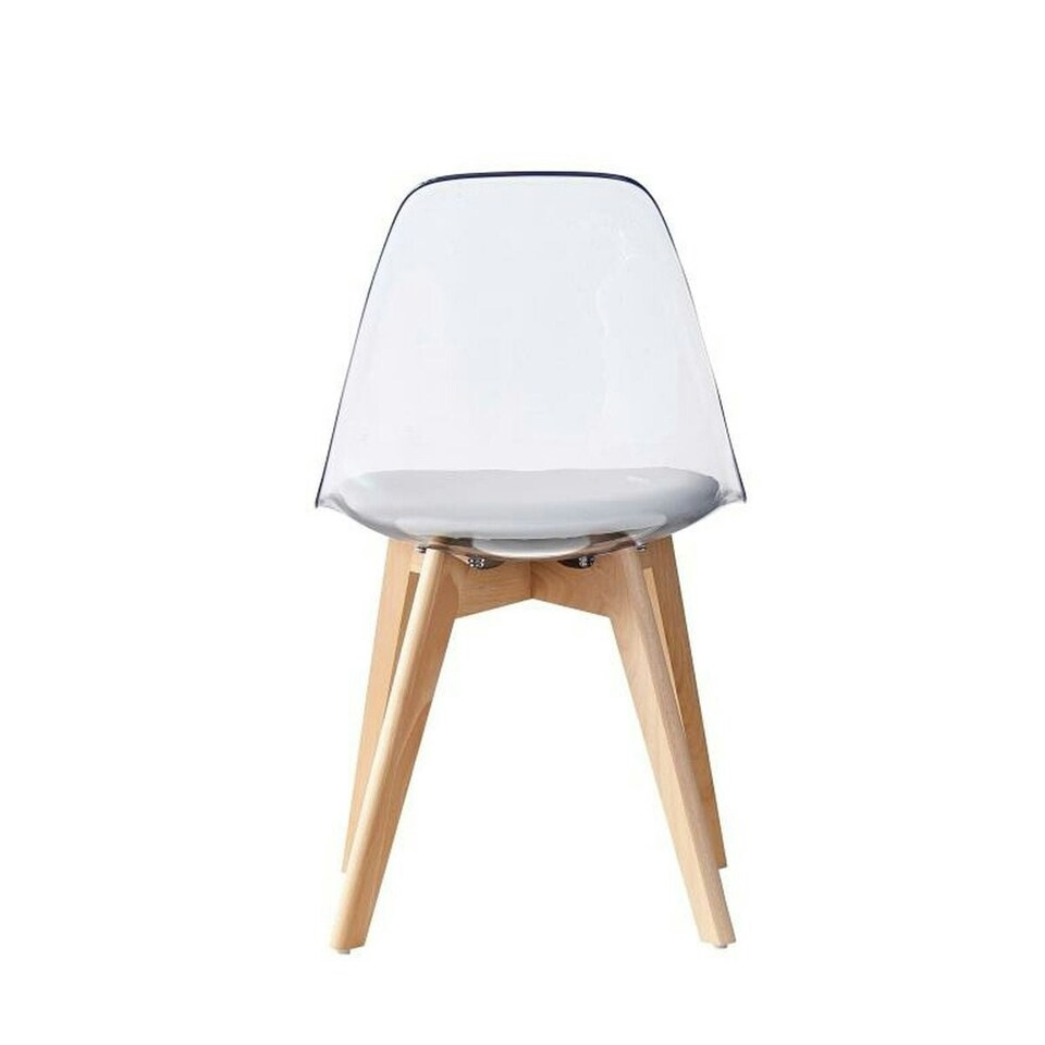 image 1 of Dining Chair DKD Home Decor Grey Wood Polycarbonate 54 x 47 x 81 cm Grey