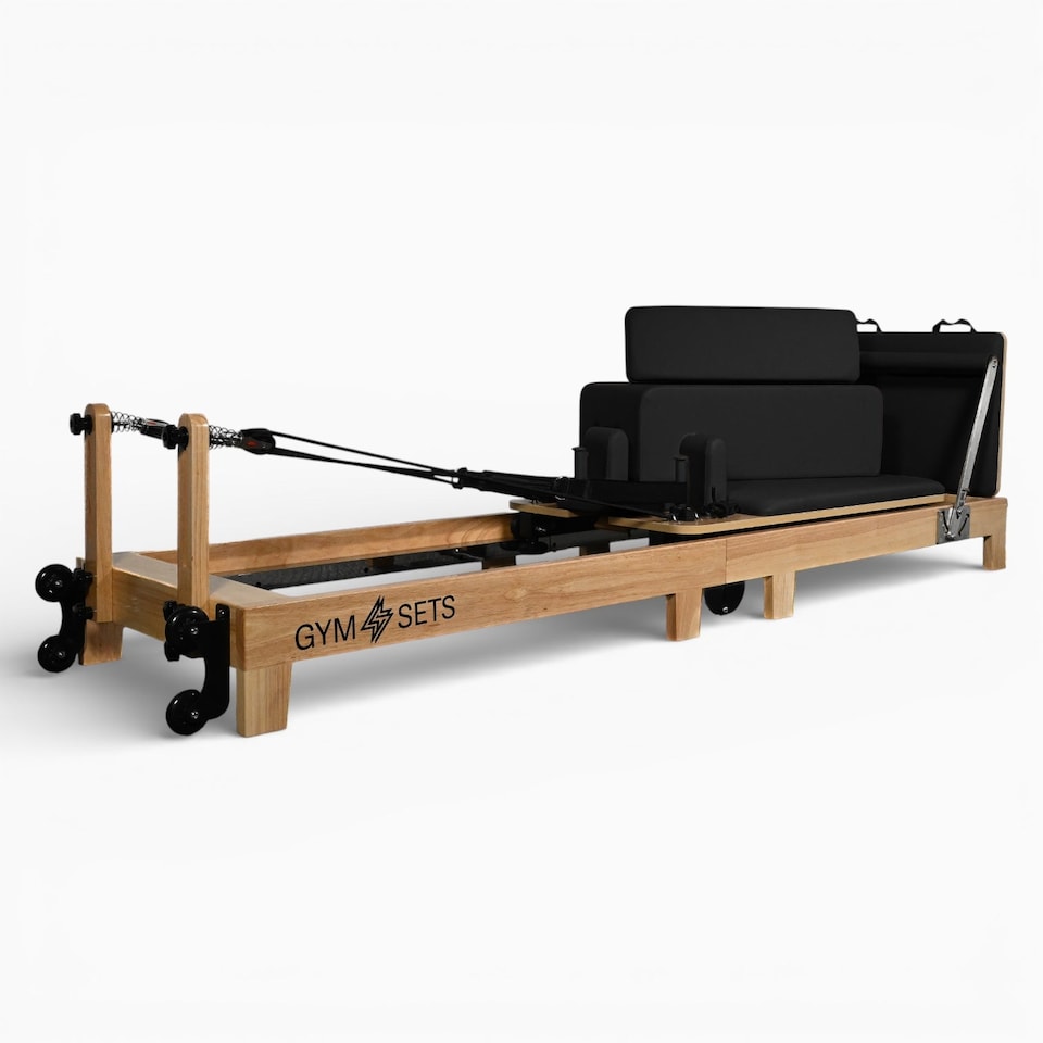image 1 of GymSets Oak Reformer Pilates Machine – Studio Fitness Equipment