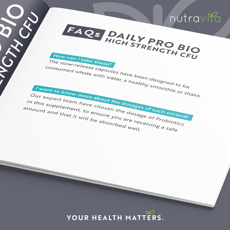 image 1 of Nutravita Probiotics for Gut Health & Bloating Relief for Men & Women - Bio Cultures Complex with Lactobacillus Acidophilus - 90 Vegan Capsules