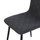 image 4 of Living and Home Set of 4 Modern Urban Style Armless Dining Chairs