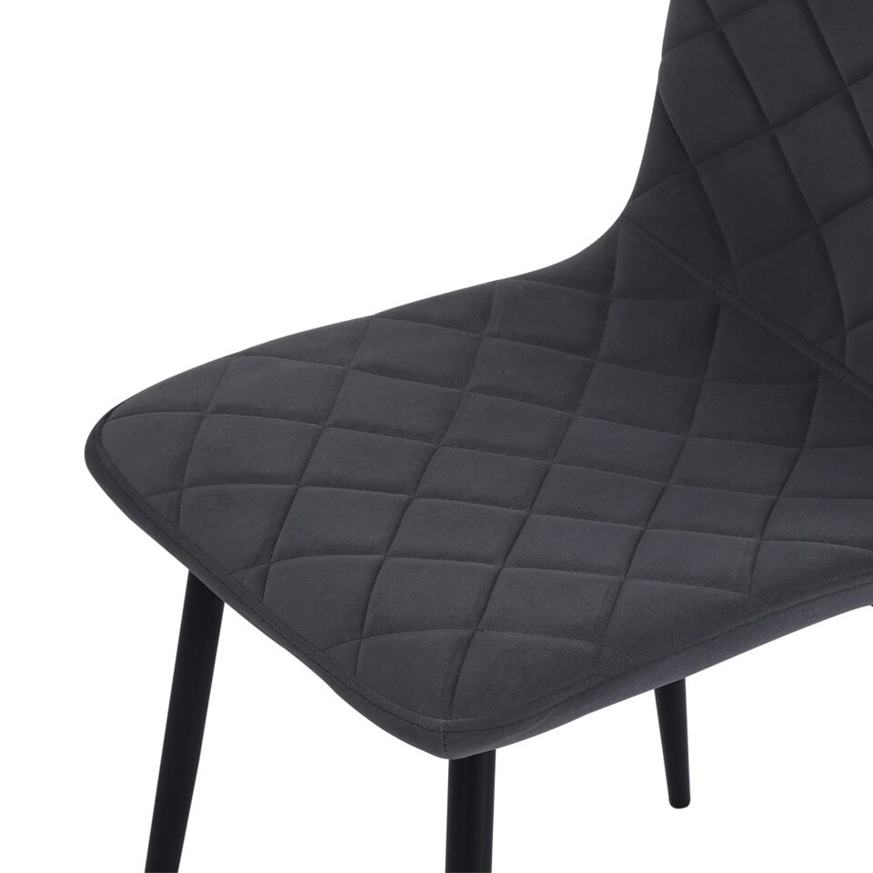 image 1 of Living and Home Set of 4 Modern Urban Style Armless Dining Chairs