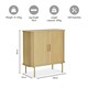 image 5 of VonHaus Landos Sideboard with Sliding Doors and Tambour Finish