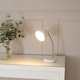 image 2 of ValueLights Keela White Adjustable Flexi Neck Desk Table Lamp