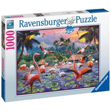 Ravensburger Pink Flamingoes Jigsaw Puzzle 1000 Piece