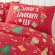 image 5 of Bedlam Elf & Santa Duvet Cover Set Multi