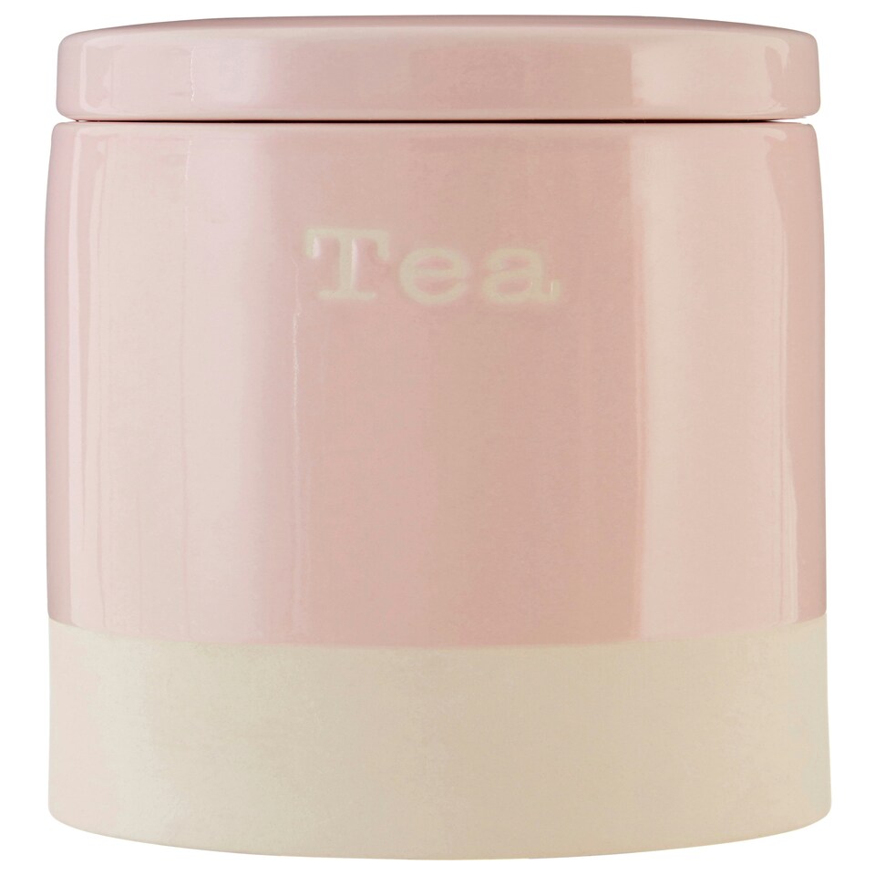 image 1 of Maison by Premier Jura Pink Tea Canister