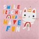 image 3 of Pack of 10 in 2 Cute Cat Designs Kids Birthday Cards