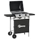 image 1 of Outsunny Propane Gas Barbecue Grill 2 Burner Cooking BBQ 5.6 kW w/ Side Shelves