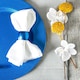 image 5 of Argon Tableware Metallic Napkin Rings - 4.5cm - Blue - Pack of 6 Blue