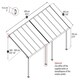 image 2 of Patio Cover Olympia 3 x 6.10 Clear - Polycarbonate - L619 x W300 x H305 cm - Grey Grey