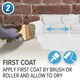 image 4 of Drybase Liquid Damp Proof Membrane - 1L White - Damp Proofing Paint for Walls & Floors