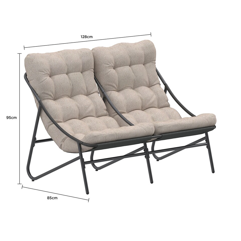 image 1 of Charles Bentley Porto 4 Seater Lounge Set