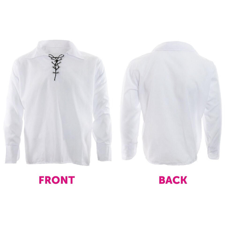 image 1 of White Gothic Shirt | White | L