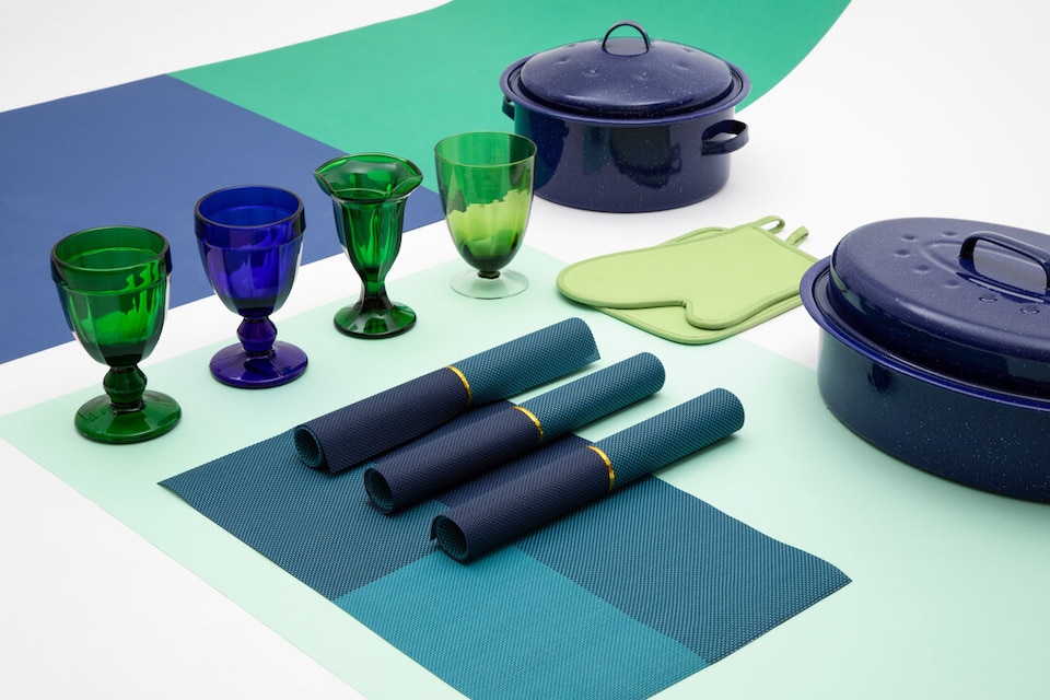 image 1 of Vidrio Green Sundae Glass