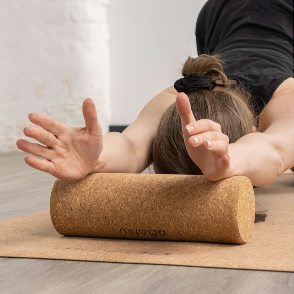 image 1 of Myga Cork Massage Roller 10 x 30