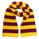 image 1 of Maroon & Gold Striped Wizard Scarf Gold | One Size