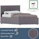 image 8 of Vida Designs Lisbon 3ft Single Ottoman Bed Storage Faux Leather, Grey, 90 x 190cm