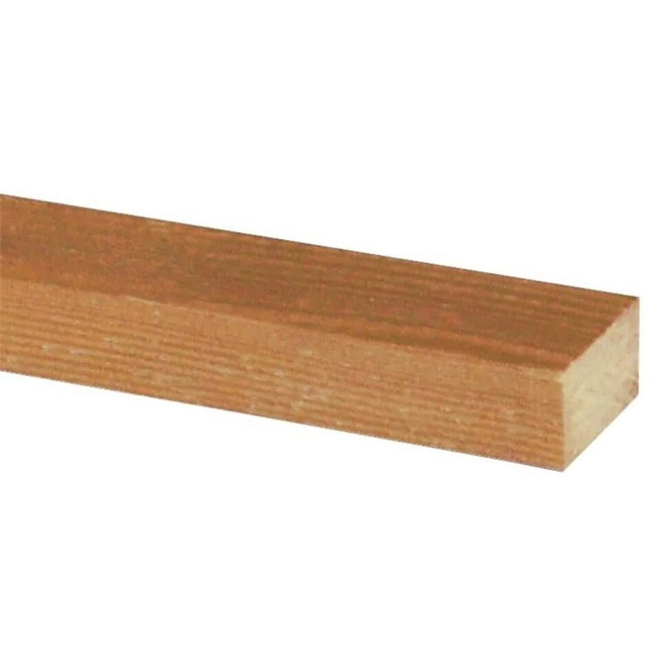image 1 of PACK OF 10 (Total 10 Units) - 25mm x 50mm Brown Pressure Treated Roof Battens - 2.4m Length