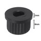 image 4 of SPARES2GO Universal Black Chrome Control Knobs for All Makes and Models of Oven Cooker & Hob (Pack of 4)