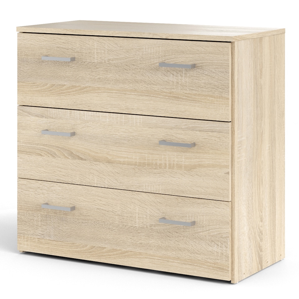 image 1 of Space Chest of 3 Drawers in Oak