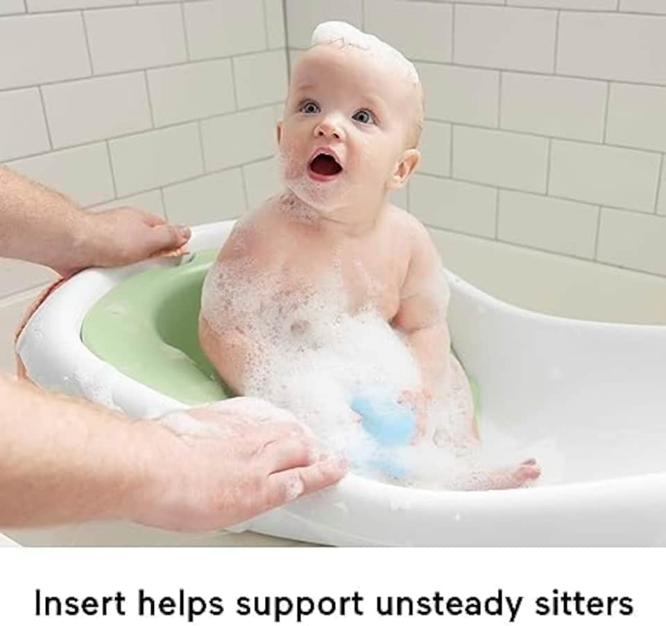 image 1 of Fisher Price Baby To Toddler 4 In 1 Sling Seat Bath Tub