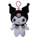 image 5 of Hello Kitty Soft Toy Clip On Kuromi Cute Plush Huggable Cuddly 12cm Black