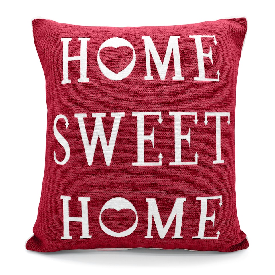 image 1 of Home Sweet Home Cushion - 43cm x 43cm Grey | Charcoal