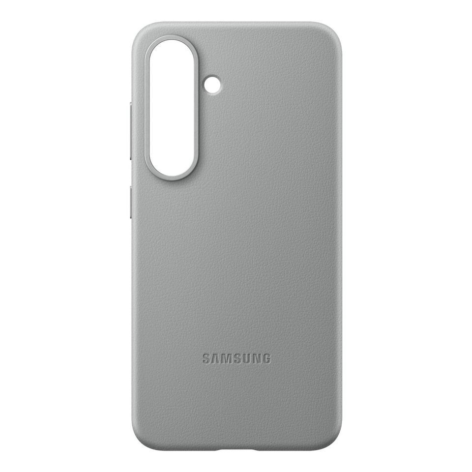 image 1 of Samsung Galaxy Kindsuit Faux Leather Case for Galaxy S25, Grey
