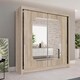 image 2 of Modern Sliding Wardrobe 120/150/180/203cm White/Black/Grey/Oak Brown | 120cm