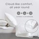image 5 of Homescapes Duck Feather and Down All Season Duvet, King