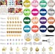 image 2 of Desire Deluxe Bracelet Necklace Making Kit - Clay Beads Friendship Jewellery - Letters and Crafts Making Kit - Elastic Rubber Pendants for Girls (6084 pieces)