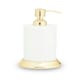 image 1 of Mako White Marble Lotion Dispenser