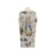 Signare Glasses Pouch Tapestry Beatrix Potter Peter Rabbit | Cream