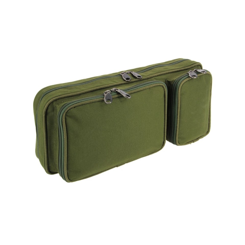 image 1 of NGT Buzz Bar Bag Twin Section Multi Pocket Storage - Black N/A