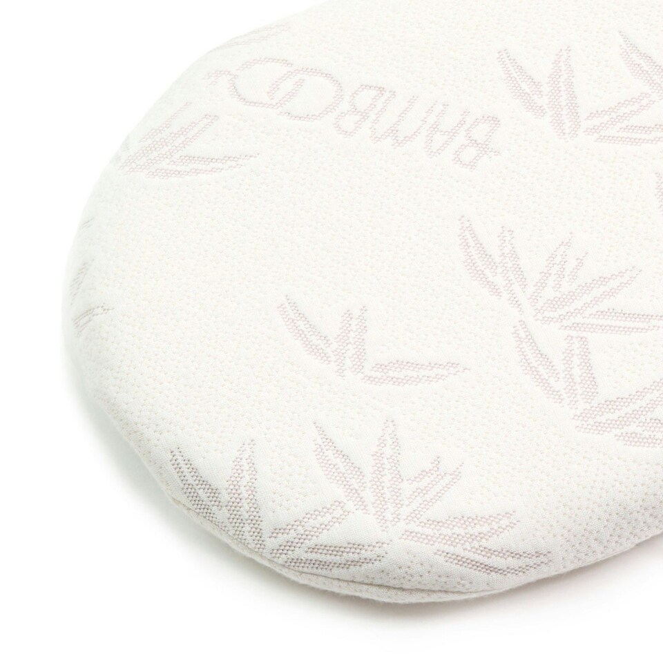 image 1 of Clair de Lune Natural Bamboo Palm Moses Basket/Noah Pod® Mattress