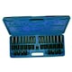 image 2 of 3/8" 1/2" Shallow and Deep Metric MM Imperial AF Impact Sockets 6 sided 38pc