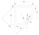 image 2 of Balterley Premium Slip Resistant Slimline Quadrant Shower Tray - Anti-Slip Stone Resin Bathroom Base by Balterley | White | European White | 1