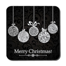 Vintage christmas balls (coaster)