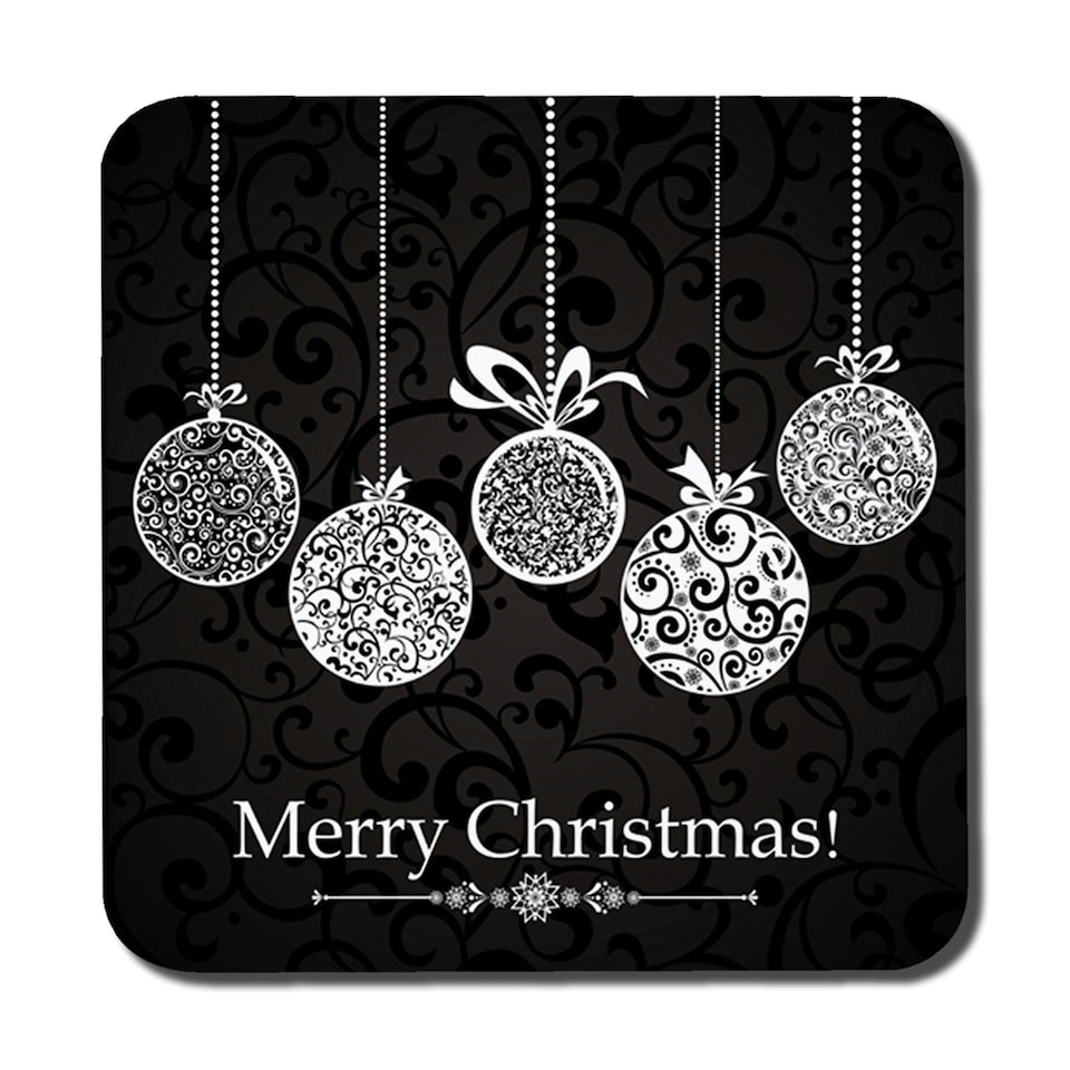 Vintage christmas balls (coaster)