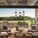 image 2 of Ashland Bay 1 Light Small Outdoor Ceiling Chain Lantern Zinc IP44, E27