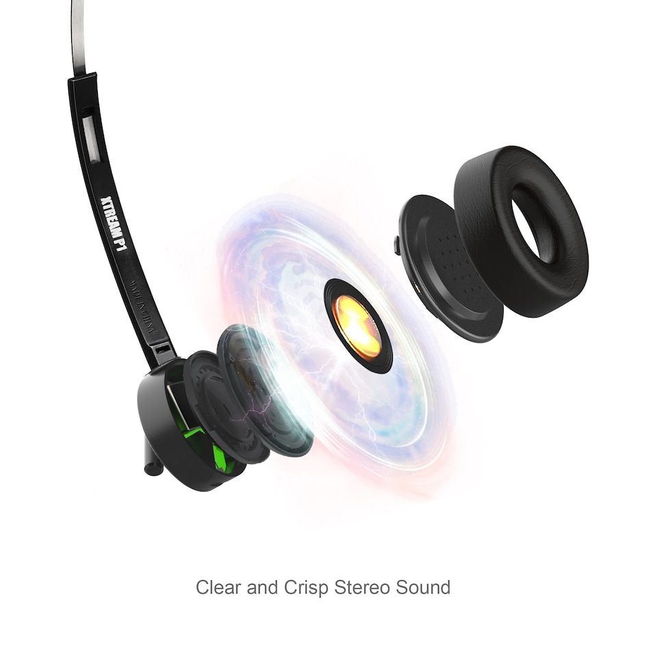 image 1 of Adesso USB Single-Sided Headset with adjustable Microphone