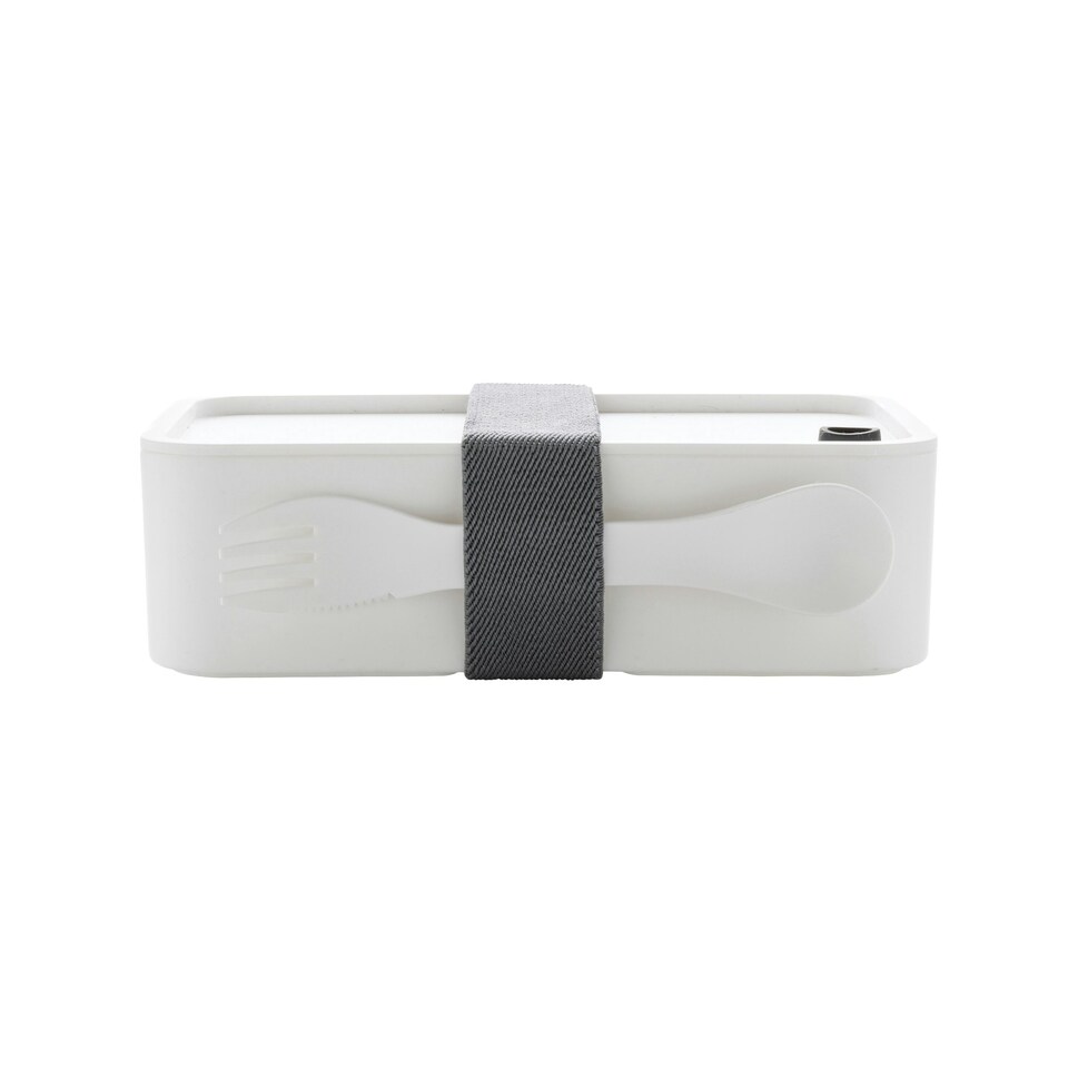 image 1 of XD Collection Polypropylene 0.8L Lunch Box - White - One Size