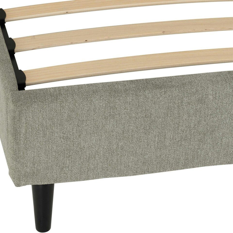 image 1 of Amelia 4ft 6in Velvet Bed Grey | Dark Grey