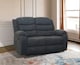 image 1 of Boston 2 Seater Fabric Manual Recliner Sofa (Grey)