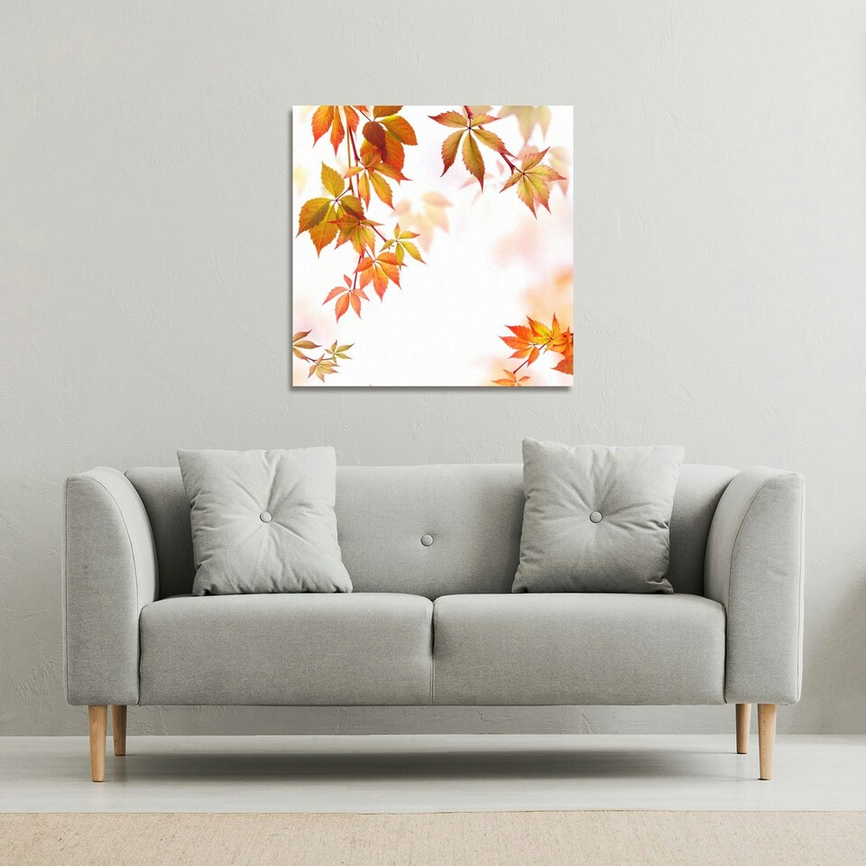 image 1 of Autumn Leaves (Canvas Print) 114 x 114 x 4cm